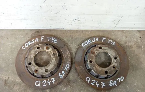 Opel Corsa F Rear brake disc TARCZETYL