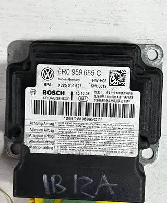 Seat Ibiza IV (6J,6P) Airbag control unit/module 6R0959655C 0285010527