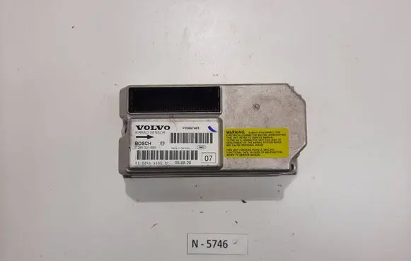 Volvo S60 Airbag control unit/module 0285001655