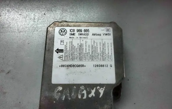 Ford Galaxy Airbag control unit/module 1C0909605 12030812 5WK43121