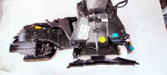 Interior heater climate box assembly