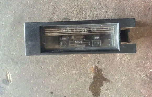 Opel Corsa C Number plate light 0461200 3505 09163143