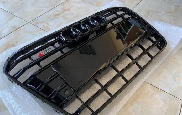 Front bumper upper radiator grill