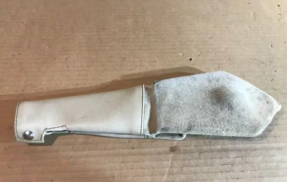 Jaguar XJ X308 Handbrake lever cover (leather/fabric) 