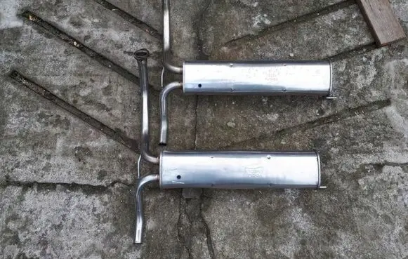 Toyota Aygo AB40 Rear muffler/silencer tail pipe 10Q04
