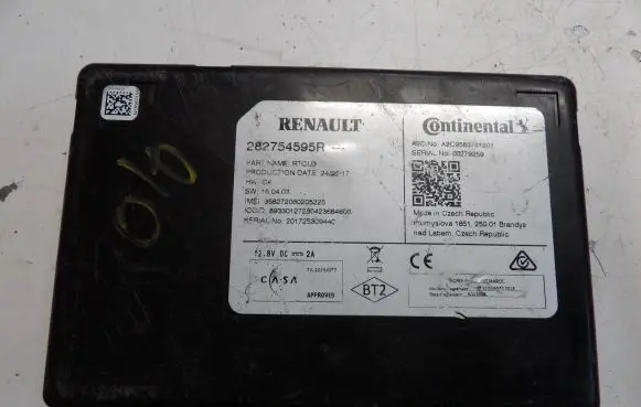 Renault Megane IV Other control units/modules 282754595R