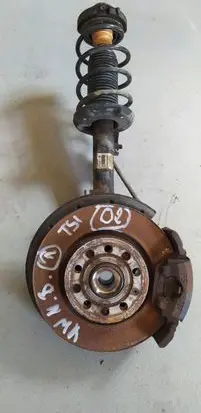 Front wheel hub spindle knuckle