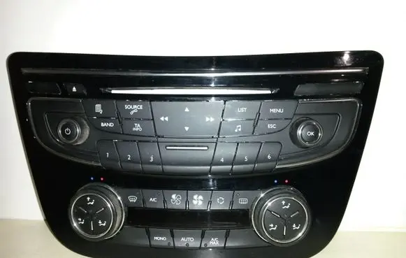 Peugeot 508 Climate control unit 96656641XZ E1060945M01