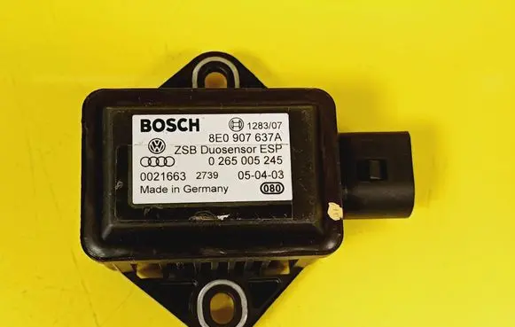 Volkswagen PASSAT B5 ESP acceleration yaw rate sensor 8E0907637A 0265005245