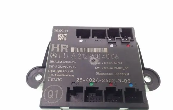 Mercedes-Benz E W212 Door control unit/module A2129004006 A2128208626