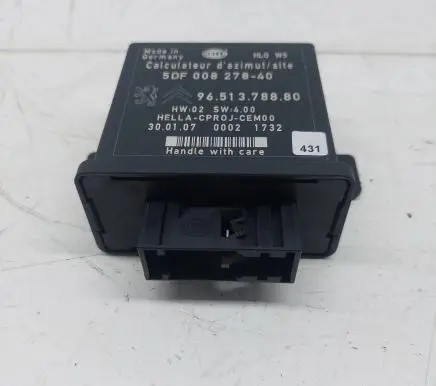 Peugeot 407 Light module LCM 9651378880 5DF00827840