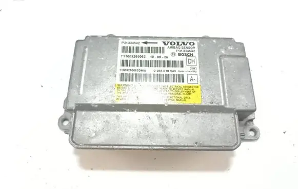 Volvo S60 Airbag control unit/module P31334542 T11009260063 0285010943