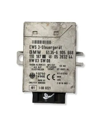 BMW 3 E46 Immobilizer control unit/module 6905668 110187 05393244