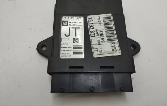 Opel Vectra C Door control unit/module 5WK46008B 13193371