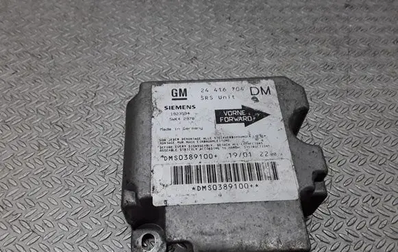 Opel Zafira A Airbag control unit/module 24416704 5WK42978