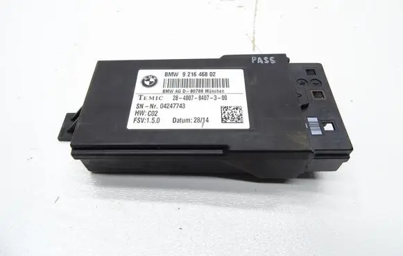 BMW 5 F10 F11 Seat control module 9216468