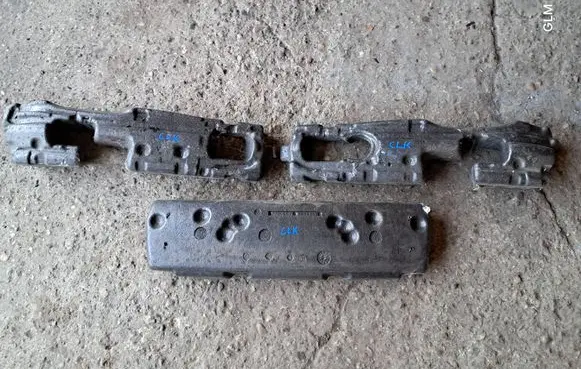 Mercedes-Benz CLK A209 C209 Front bumper foam support bar A2098850737 A2098850937 A2098851037