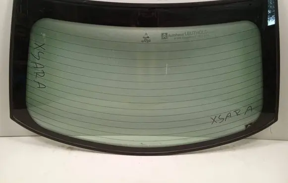 Citroen Xsara Rear windscreen/windshield window 2725BGSCZ