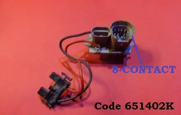 Renault Scenic I Heater blower motor/fan resistor 651402K