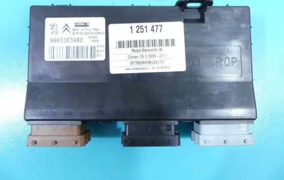 Citroen C5 Central body control module 9665363980 IMPRK1251477
