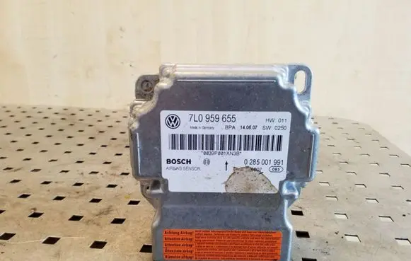 Volkswagen Touareg I Airbag control unit/module 7L0959655 0285001991