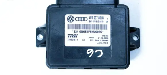 Audi A6 S6 C6 4F Hand brake control module 4F0907801B