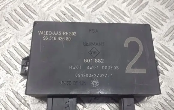 Peugeot 307 Parking PDC control unit/module 9651662680