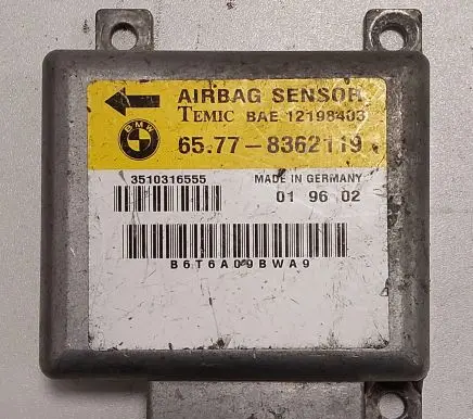 BMW 7 E38 Airbag control unit/module 8362119 12198403 3510316555