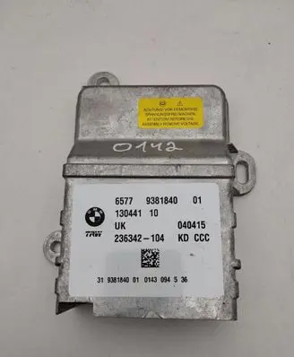 BMW i3 Airbag control unit/module 9381840