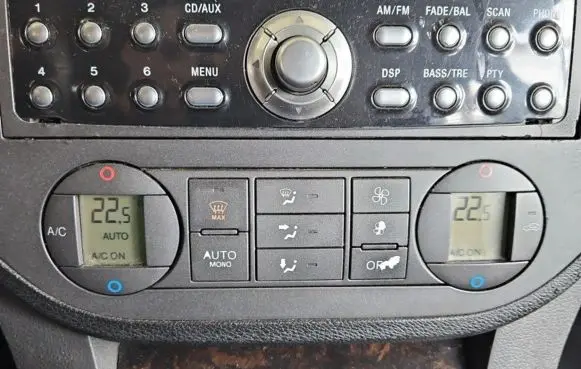 Ford C-MAX I Climate control/heater control trim 3M5T18C612AL IMPRK1384685