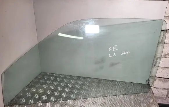 Volkswagen Golf III Front door window/glass (coupe) 
