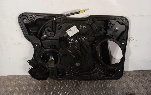 Front window lifting mechanism without motor