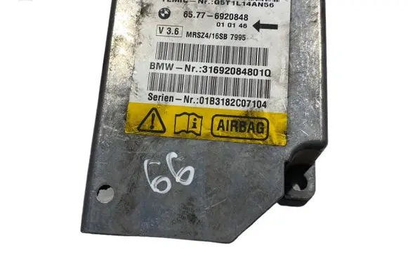 BMW 5 E39 Airbag control unit/module 6920848 65776920848 31692084801Q