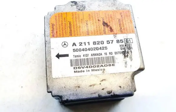 Mercedes-Benz E W211 Airbag control unit/module a2118205785 500404020425