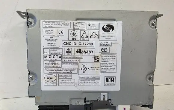 Opel Grandland X Navigation unit CD/DVD player 9821908980