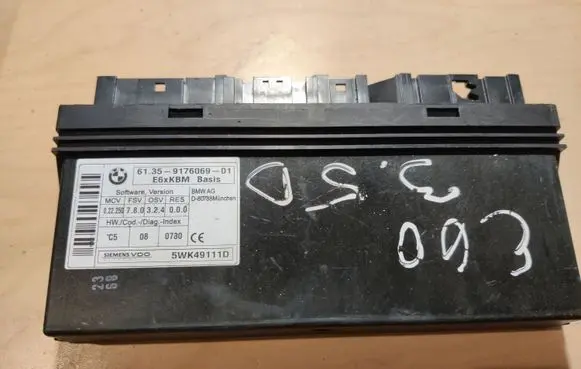 BMW 5 E60 E61 Comfort/convenience module 6135917606901