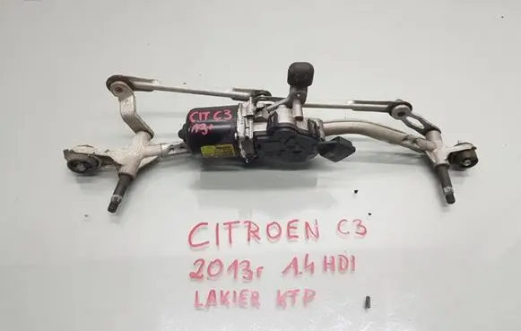 Citroen C3 Front wiper linkage and motor W000004578