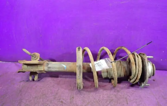 Front shock absorber with coil spring