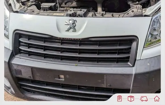 Peugeot Expert Front bumper upper radiator grill G9EWP