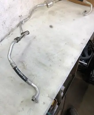 Opel Corsa F Air conditioning (A/C) pipe/hose 988324198002