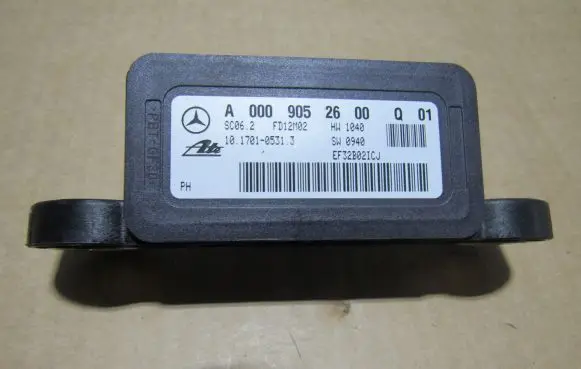 Mercedes-Benz S W221 ESP acceleration yaw rate sensor A0009052600 W216W221