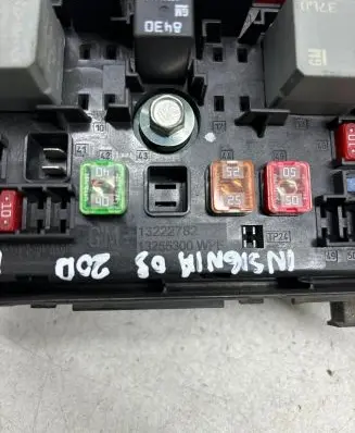 Opel Insignia A Fuse box set 13275681 15025227108 13255300