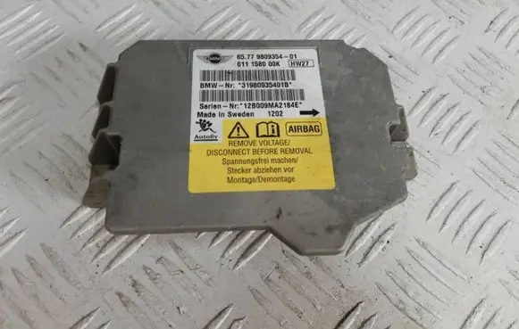 Mini Cooper Countryman R60 Airbag control unit/module 9809354 31980935401B 611158000K