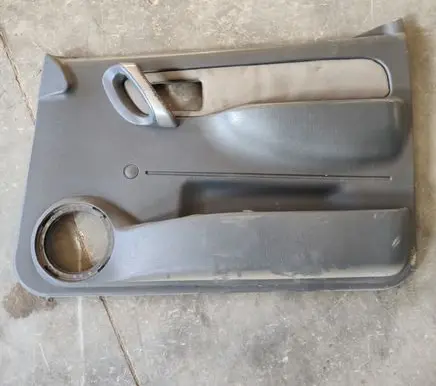 Citroen Berlingo Front door card panel trim 9619225877