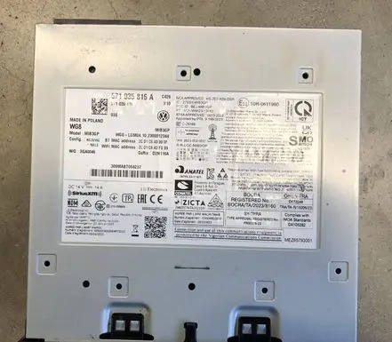 Volkswagen Tiguan MMI control unit 571035816A
