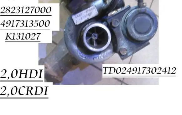 Hyundai Trajet Turbo 2823127000 TD024917302412