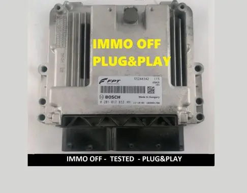 Fiat Ducato Engine control unit/module 55244342 0281017832 1039S51780