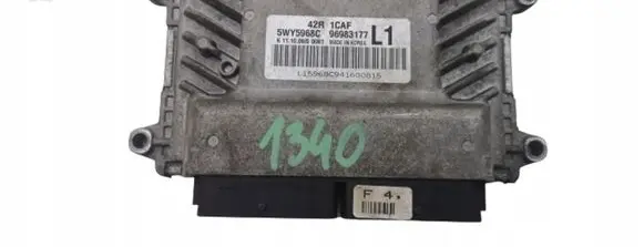 Chevrolet Aveo Engine ECU kit and lock set 5WY5968C-- 5WY5968C 96983177