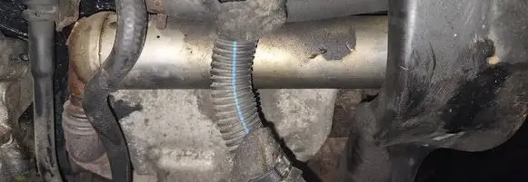 Opel Combo C EGR valve cooler