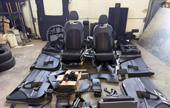 KIA Pro Cee'd III Seat and door cards trim set 